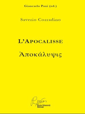 cover image of Saverio Corradino, l'Apocalisse